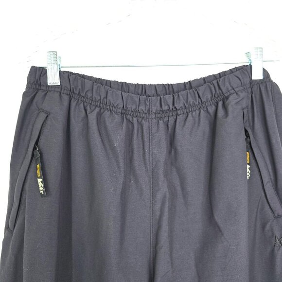 REI Men's UPF 50+ Hiking Ankle Zip Nylon Pants in Black Size L - Picture 4 of 10